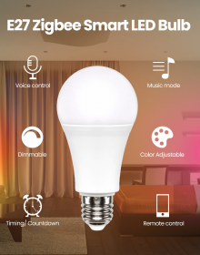 Zigbee 3.0 Smart LED Light Bulb - Image 5